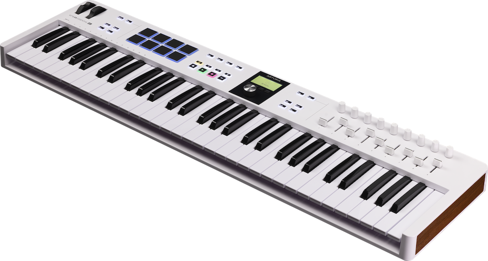 Arturia KeyLab Essential 61 mk3 White - klawiatura MIDI USB0