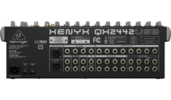 Behringer XENYX QX2442 USB - mikser stereo z interfejsem USB QX 2442USB0
