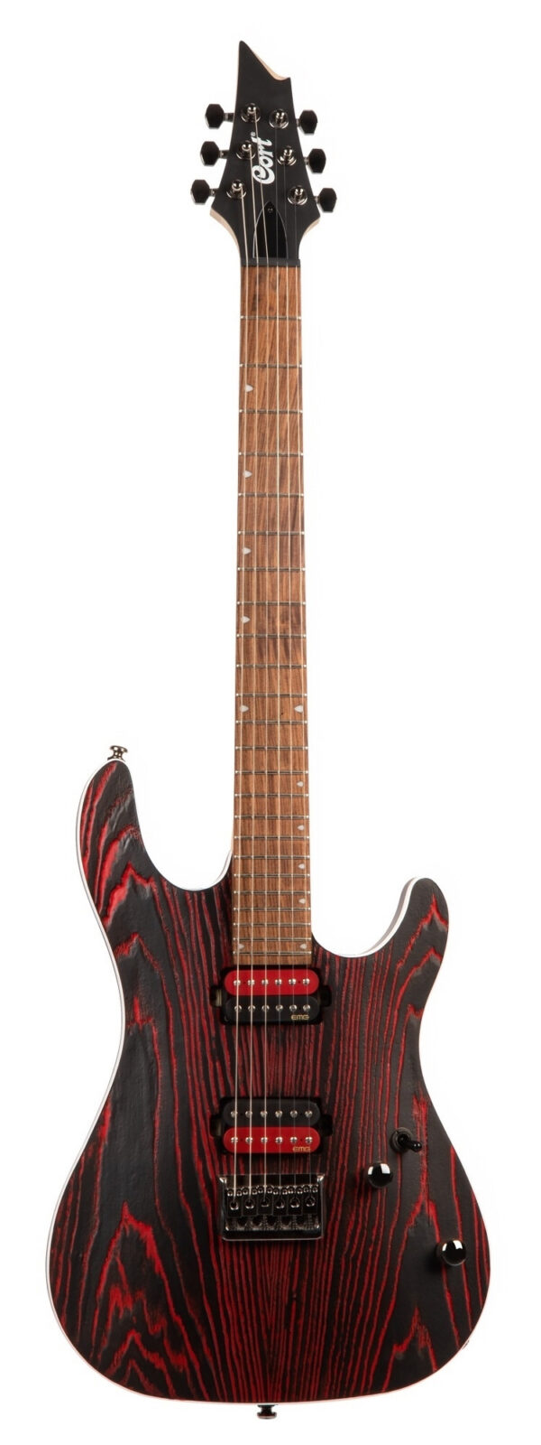 Cort KX300 Etched EBR - Gitara elektryczna Etched Black Red