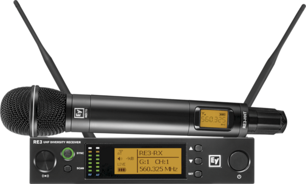 Electro-Voice RE3-ND76 - mikrofon bezprzewodowy doręczny, pasmo 5L (488-524 MHz)0