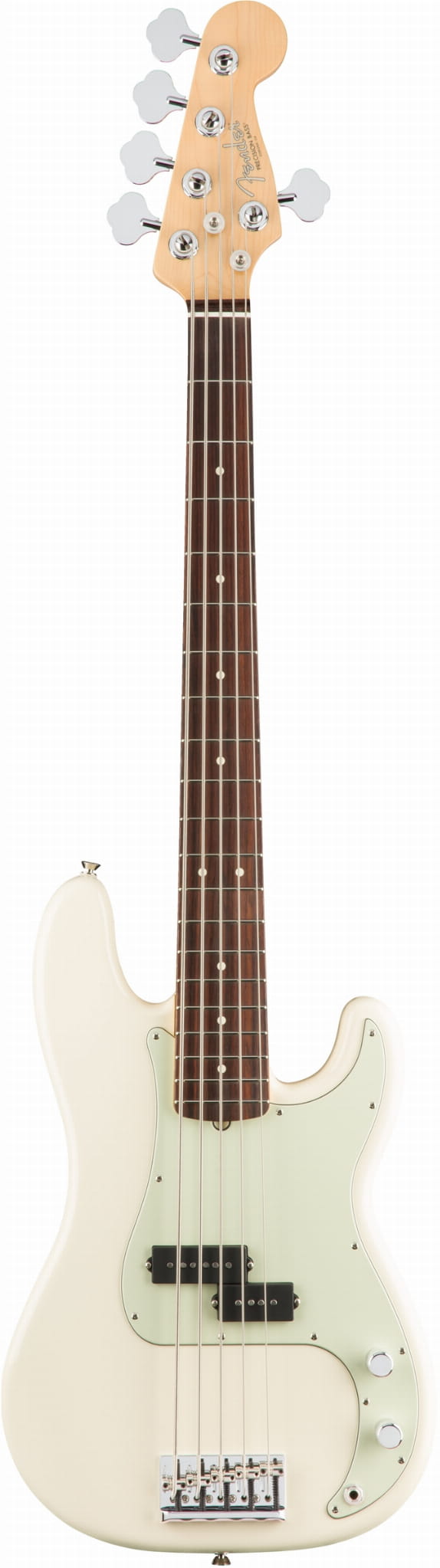 Fender American Pro Precision Bass V RW Olympic White