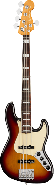 Fender American Ultra Jazz Bass V RW Ultraburst
