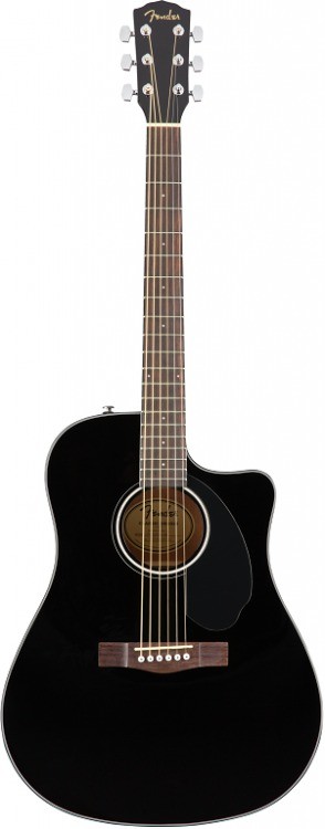 Fender CD-60SCE Dread WN Black - Gitara elektroakustyczna