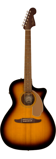 Fender Newporter Player Sunburst WN Gitara Elektroakustyczna