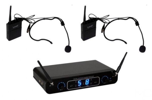 LDM D216/B16/N16x2 - Mikrofonowy system bezprzewodowy podwójny nagłowny