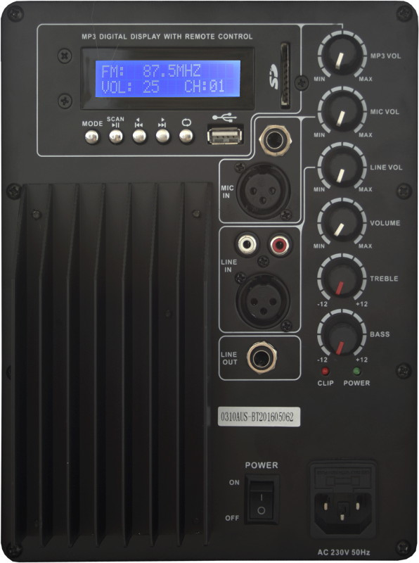 RH Sound PP-0310AUS-BT Kolumna aktywna z odtwarzaczem MP3 i modułem Bluetooth0