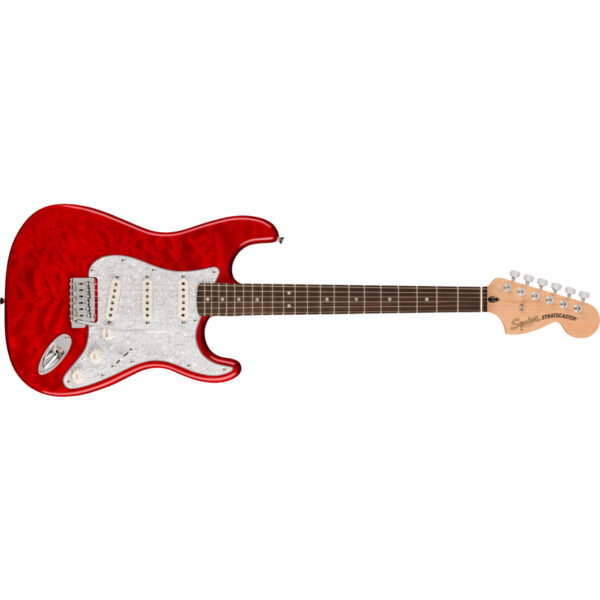 Squier FSR Affinity Stratocaster QMT LRL WPPG CRT ][ Gitara elektryczna0