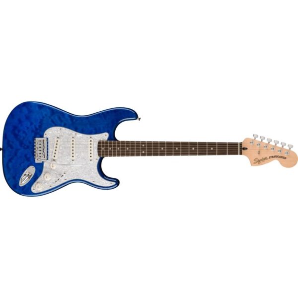 Squier FSR Affinity Stratocaster QMT LRL WPPG SBT ][ Gitara elektryczna0