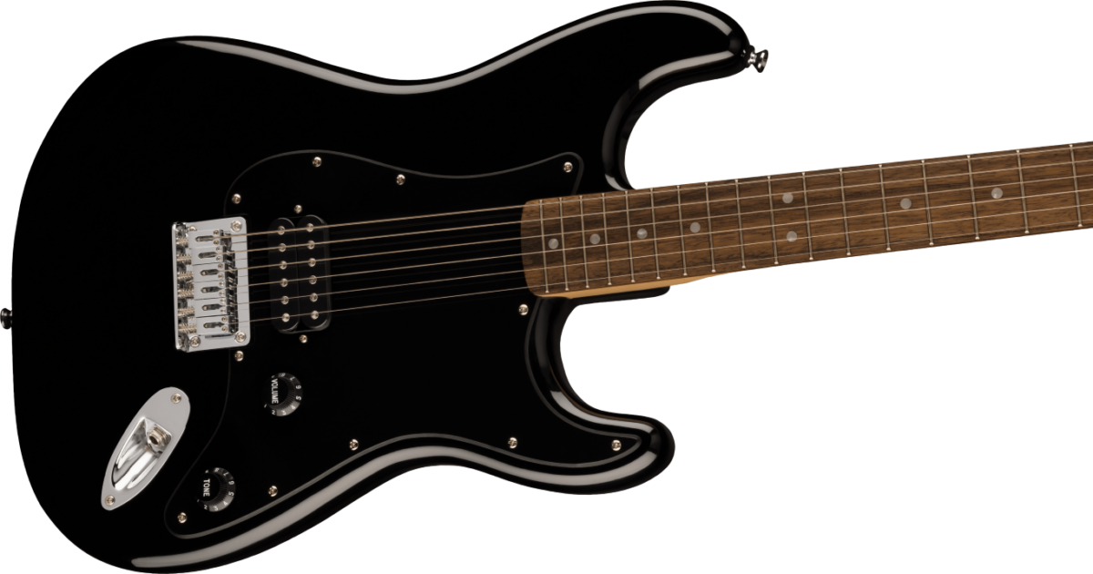 Squier Sonic Stratocaster HT H, LF, Black Pickguard, Black - gitara elektryczna2