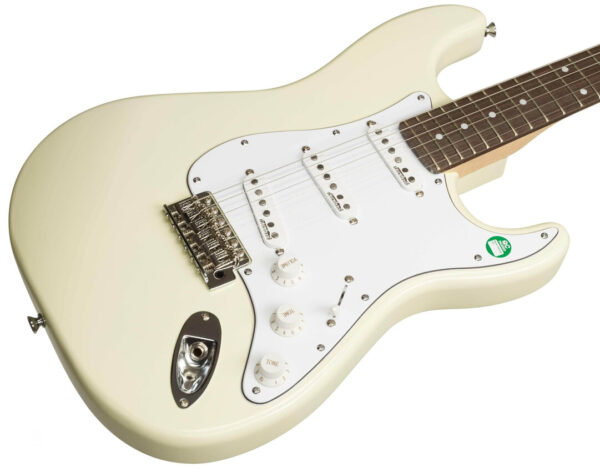 VINTAGE V6VW Gitara elektryczna stratocaster, kolor Vintage White0