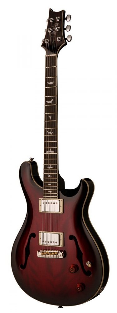 PRS SE Hollowbody FR Fire Redt - gitara elektryczna0