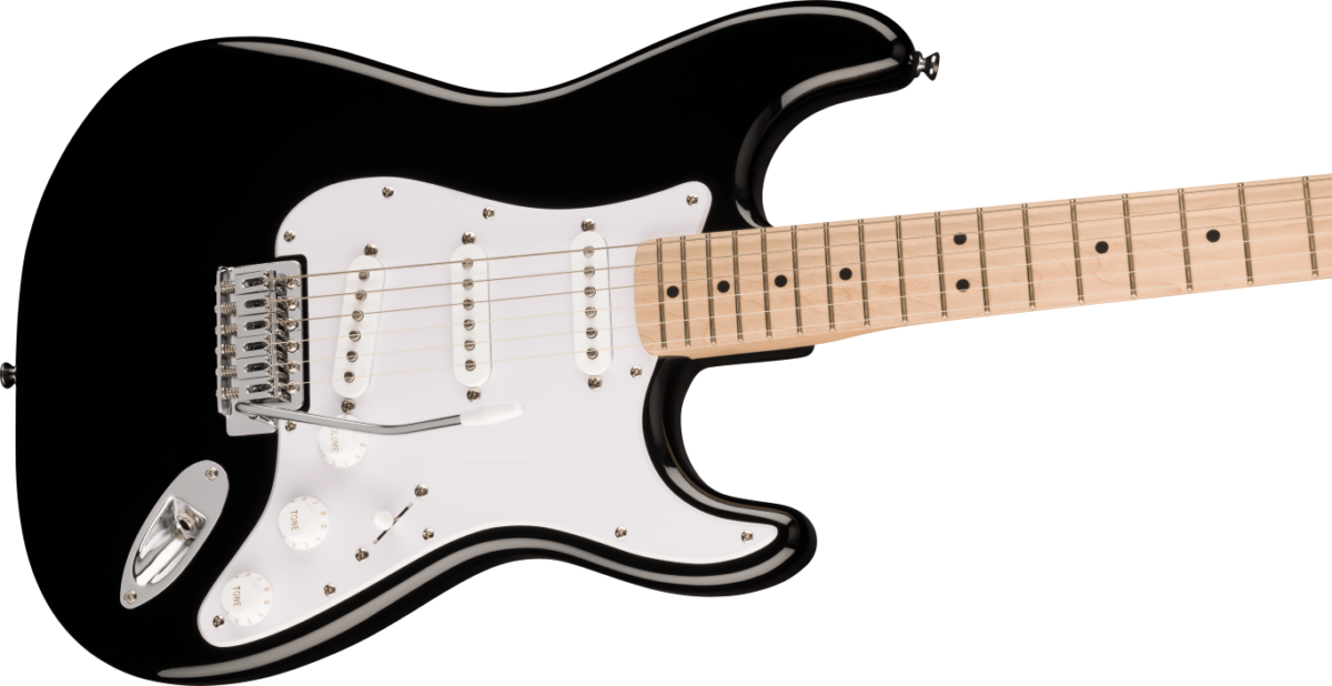 Squier Sonic Stratocaster MF, White Pickguard, Black - gitara elektryczna2