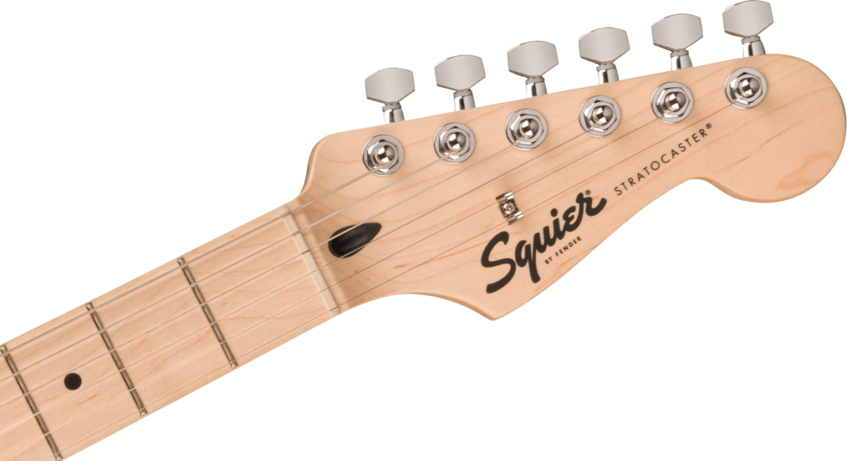 Squier Sonic Stratocaster MF, White Pickguard, Black - gitara elektryczna3