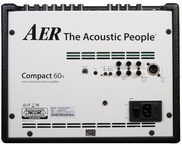 AER COMPACT 60 IV - Wzmacniacz 60W do instrumentów akustycznych0