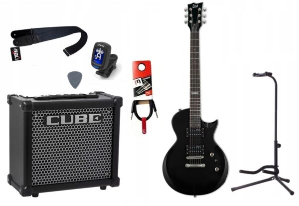 Gitara Elektryczna + Wzmacniacz 10W Tuner Zestaw 811