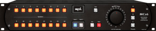 Mastering Series - MC16 Mastering Monitor Controller All Black