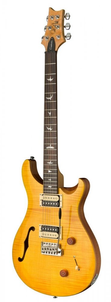 PRS SE Custom 22 Semi Hollow Santana Yellow - gitara elektryczna0