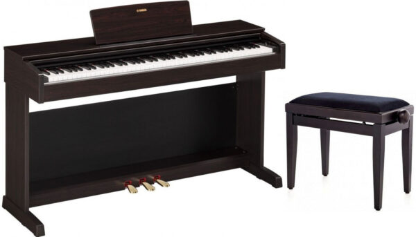 YAMAHA YDP-145R - pianino cyfrowe z ławą regulowaną