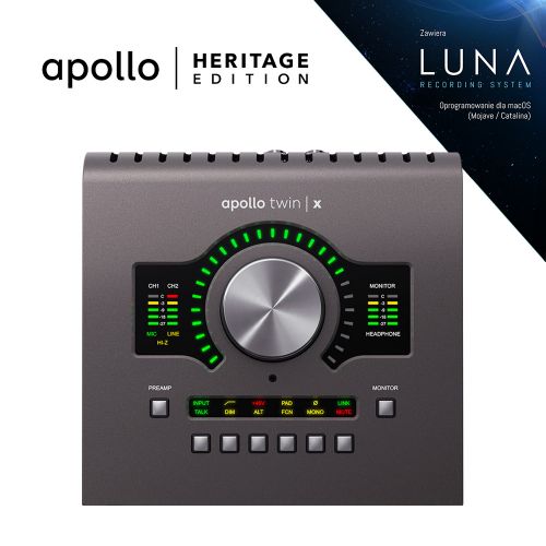 Apollo Twin X Quad Heritage Edition - Interfejs Audio Thunderbolt 3 - 3 lata gwarancji po rejestracji