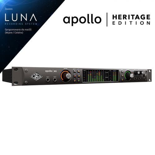 Apollo X6 Heritage Edition - Interfejs Audio Thunderbolt 3 - 3 lata gwarancji po rejestracji