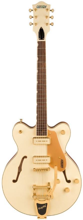 Gretsch Electromatic Pristine LTD Center Block Double-Cut with Bigsby WHT GLD