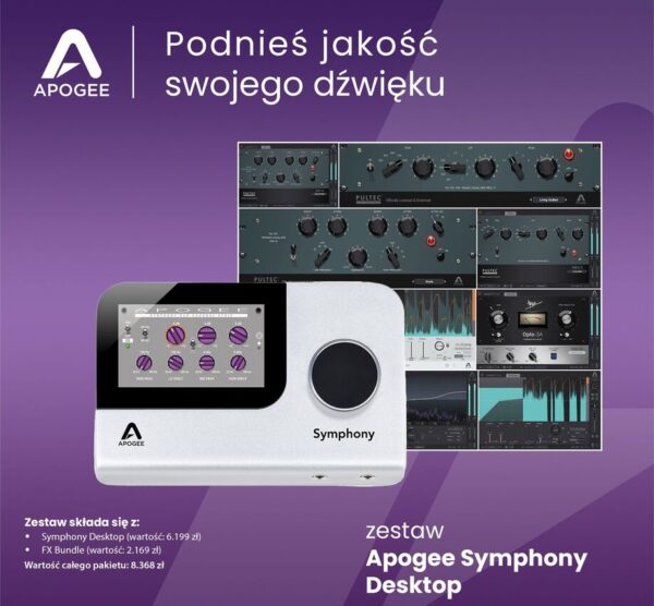 Apogee SYMPHONY DESKTOP - Interfejs audio + MEGA GRATISY