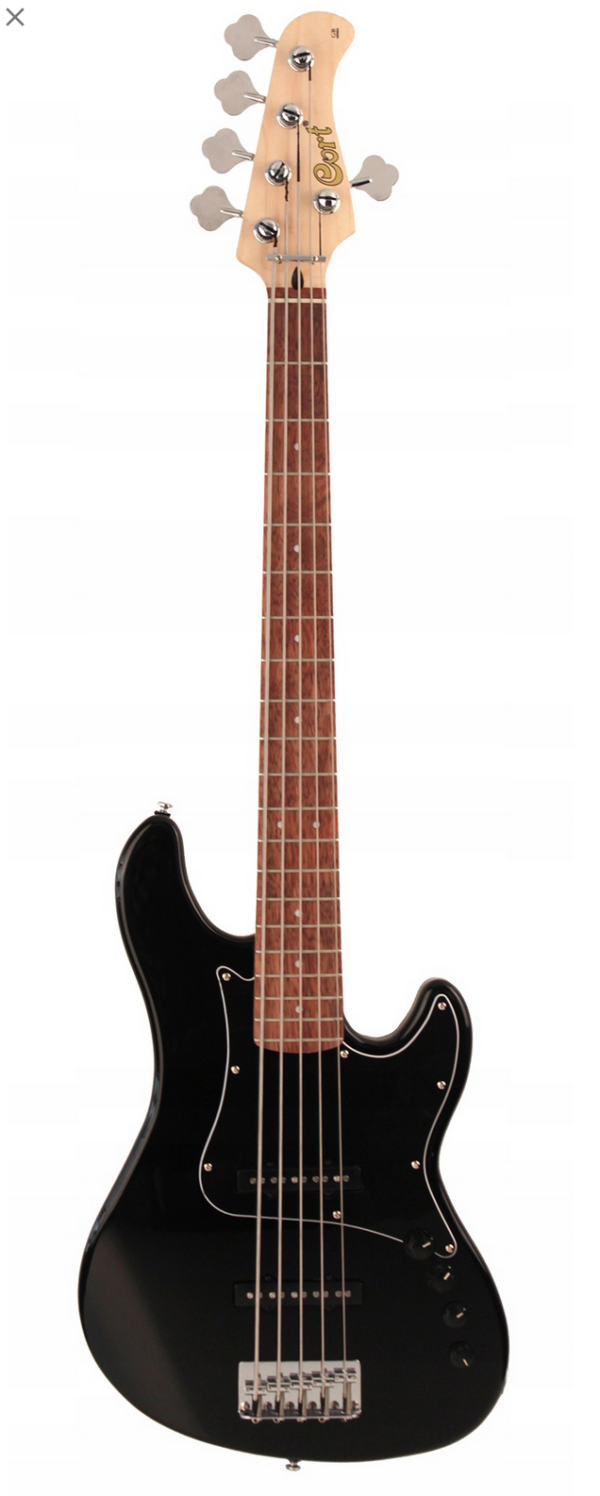 Cort GB35 JJ BK - gitara basowa 5 strunowa