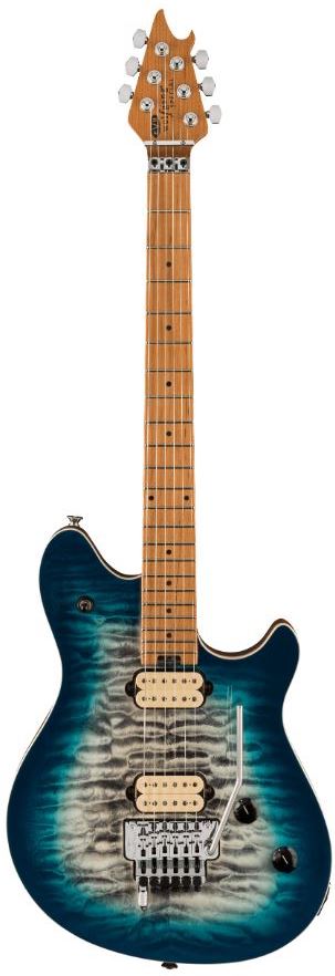 EVH Wolfgang Special QM Baked Maple Fingerboard Indigo Burst