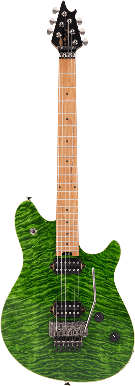 EVH Wolfgang WG Standard Quilt Maple TRANS GREEN