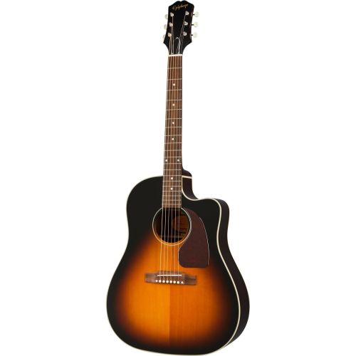 Epiphone J-45 EC AVS Solid Wood Fishman Presys II gitara elektroakustyczna Aged Vintage Sunburst Gloss