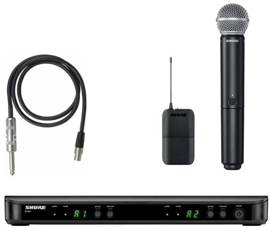 Shure BLX1288E/SM58 - system bezprzewodowy podwójny