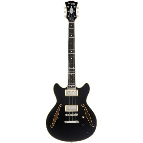 D'Angelico Excel Mini DC Tour Solid Black gitara elektryczna