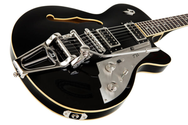 Duesenberg Starplayer TV Plus (Piezo) Black - gitara elektryczna0