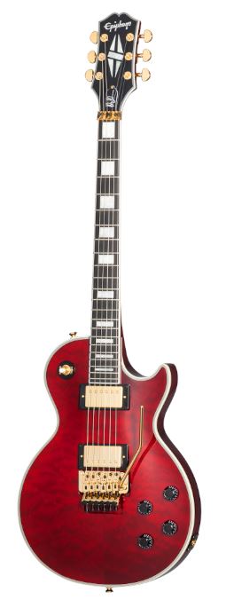 Epiphone Alex Lifeson Les Paul Custom Axcess Ruby