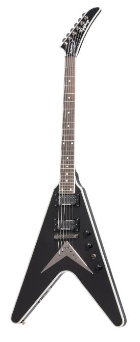 Epiphone Dave Mustaine Flying V Custom Black Metallic