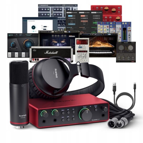 Focusrite Scarlett 2i2 Studio 4th Gen - zestaw studyjny