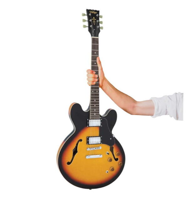 Gitara Elektryczna Semi Hollow Vintage VSA500SB Sunburst