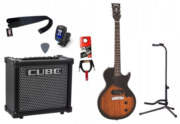 Gitara Elektryczna + Wzmacniacz 10W Tuner Zestaw 786