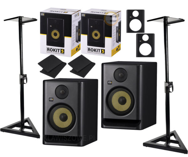 KRK ROKIT 5 RP5 G5 | PARA (2 sztuki) + statywy