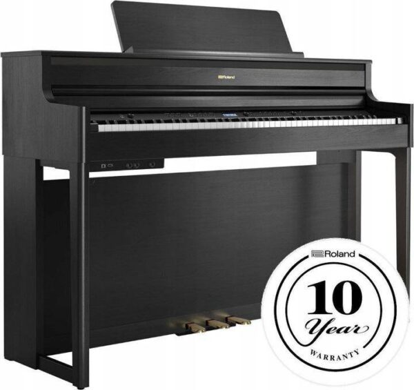 Roland HP-702 CH - Pianino cyfrowe (czarny mat) HP702