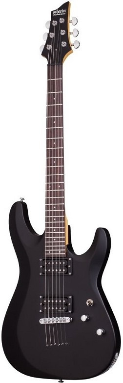 Schecter C-6 Deluxe Satin Black (SBK) Gitara elekryczna