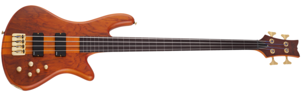 Schecter STILETTO STUDIO 4 FL HSN - Gitara basowa 4-strunowa BEZPROGOWA0