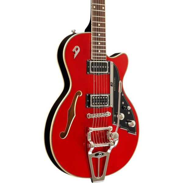 Duesenberg Starplayer III Flat Top Catalina Red - gitara elektryczna0