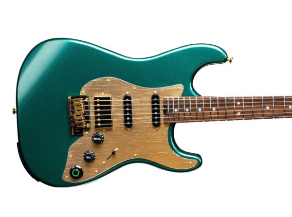 Mooer GTRS Guitars Standard 900 Intelligent Guitar (S900) with Wireless System - Racing Green - gitara elektryczna0