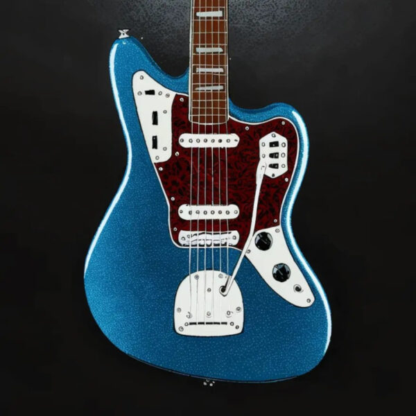 Squier FSR Classic Vibe '70s Jaguar LRL TSPG MH BLSP ][ Gitara elektryczna