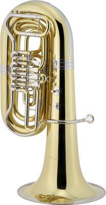 Tuba Bb Symphonia 3 mosiądz lakier 4 wentyle CBB686-4R Cerveny