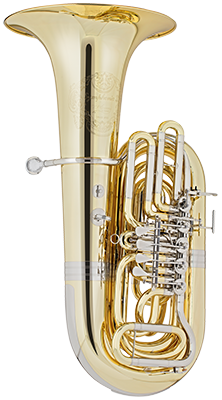 Tuba Bb Symphonia 3 mosiądz lakier 5 wentyle CBB686-5 Cerveny