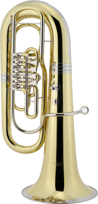 Tuba C Symphonia II mosiądz lakier 5 wentyle CCB686IR Cerveny