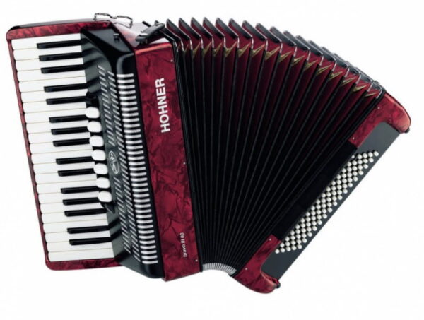 Akordeon Hohner Bravo III 80 Red