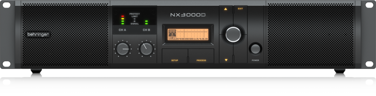 BEHRINGER NX3000D wzmacniacz, końcówka mocy 3000W, procesor DSP wbudowany0